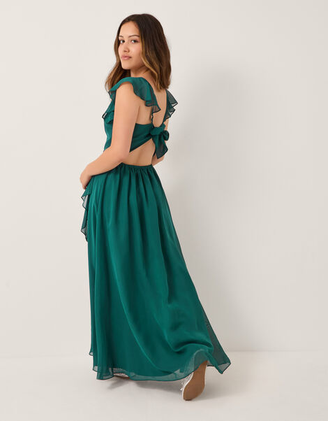 Indi Tie-Back Prom Dress, Teal (TEAL), large