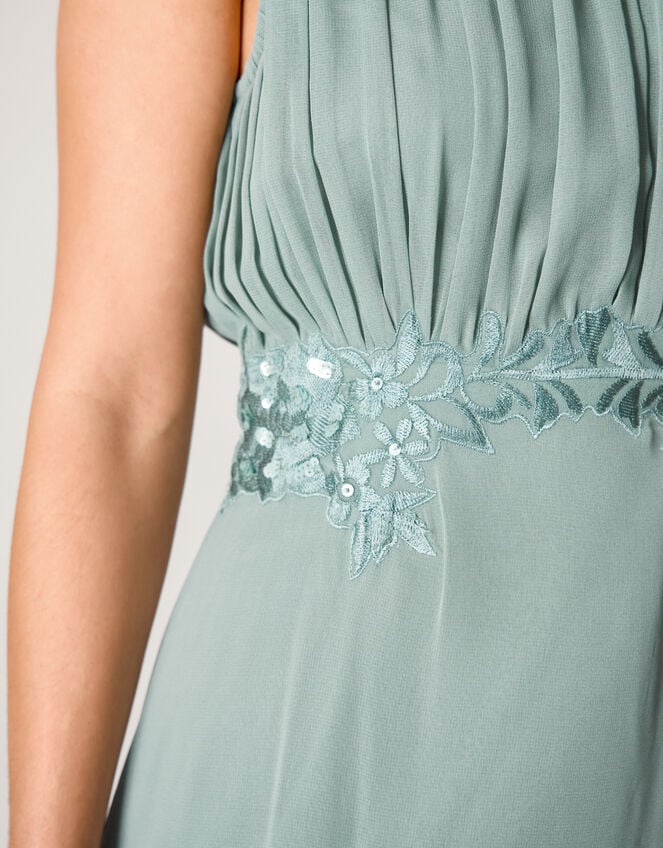 Elodie Lace Chiffon Bridesmaid Dress, Green (SAGE), large