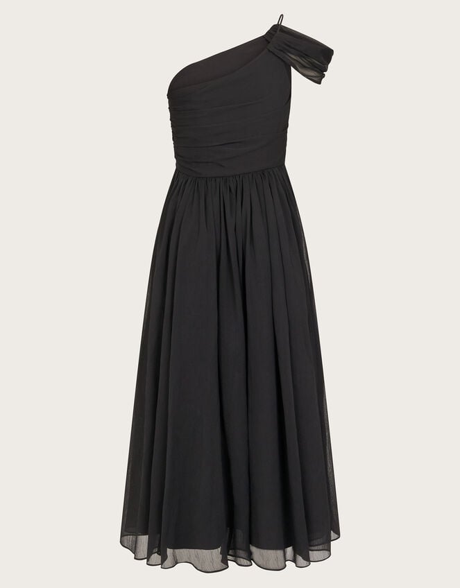 Texas One Shoulder Prom Dress, Black (BLACK), large