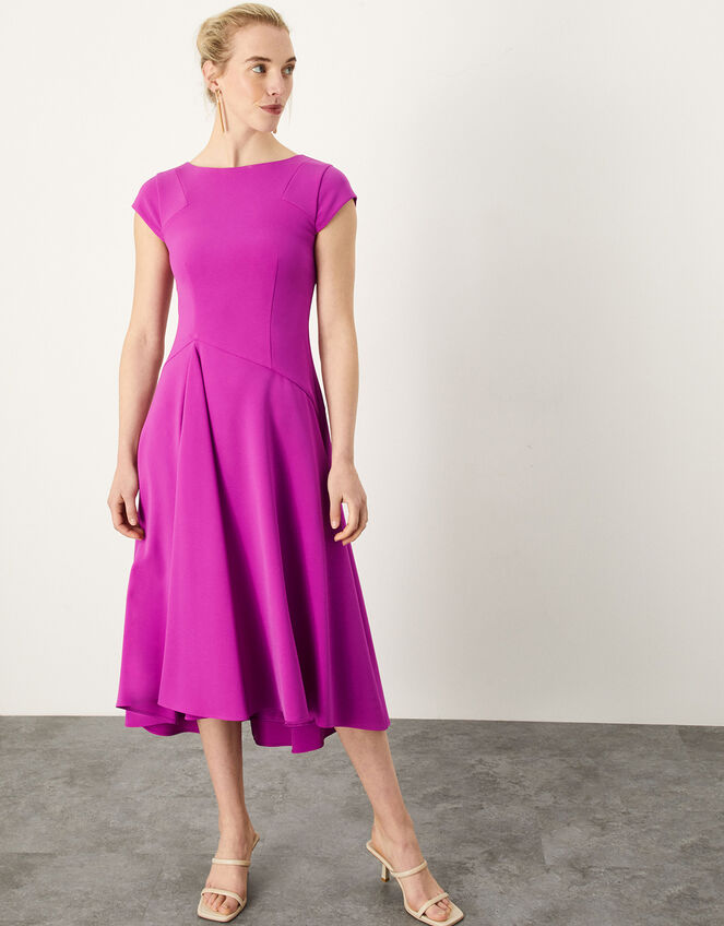 Cynthia Midi Dress, Pink (PINK), large