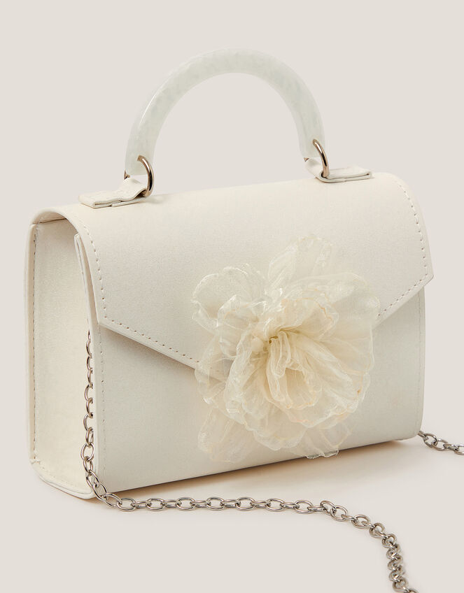 Organza Flower Glitter Bag, , large