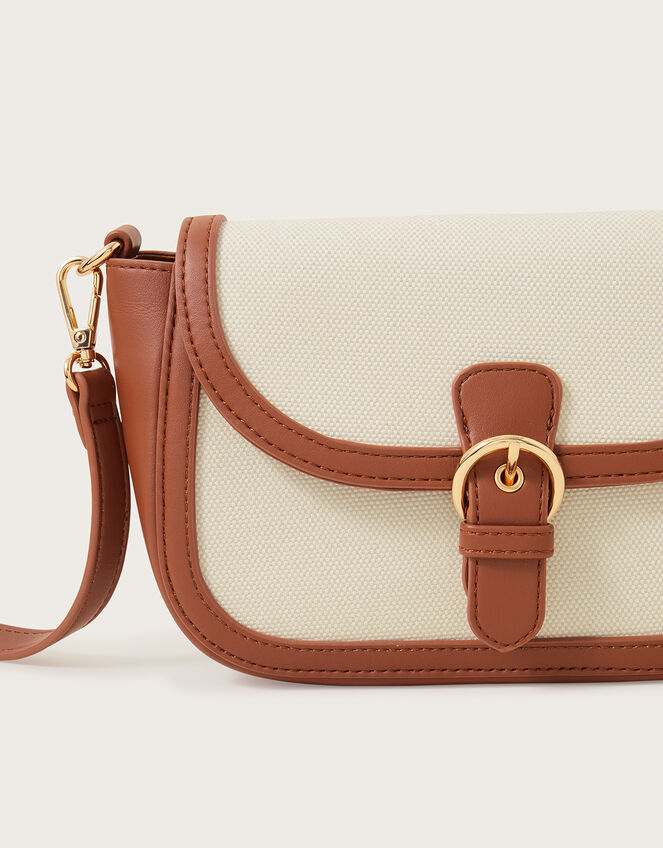 Canvas Cross-Body Bag, , large