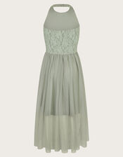 Hayley Lace Prom Dress, Green (SAGE), large