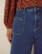 Arlo Regular Cropped Jeans, Blue (MID AUTHENTIC BLUE), large