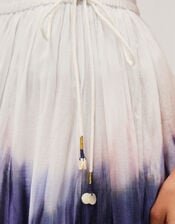 Elise Ombr&eacute; Midi Skirt, Blue (BLUE), large