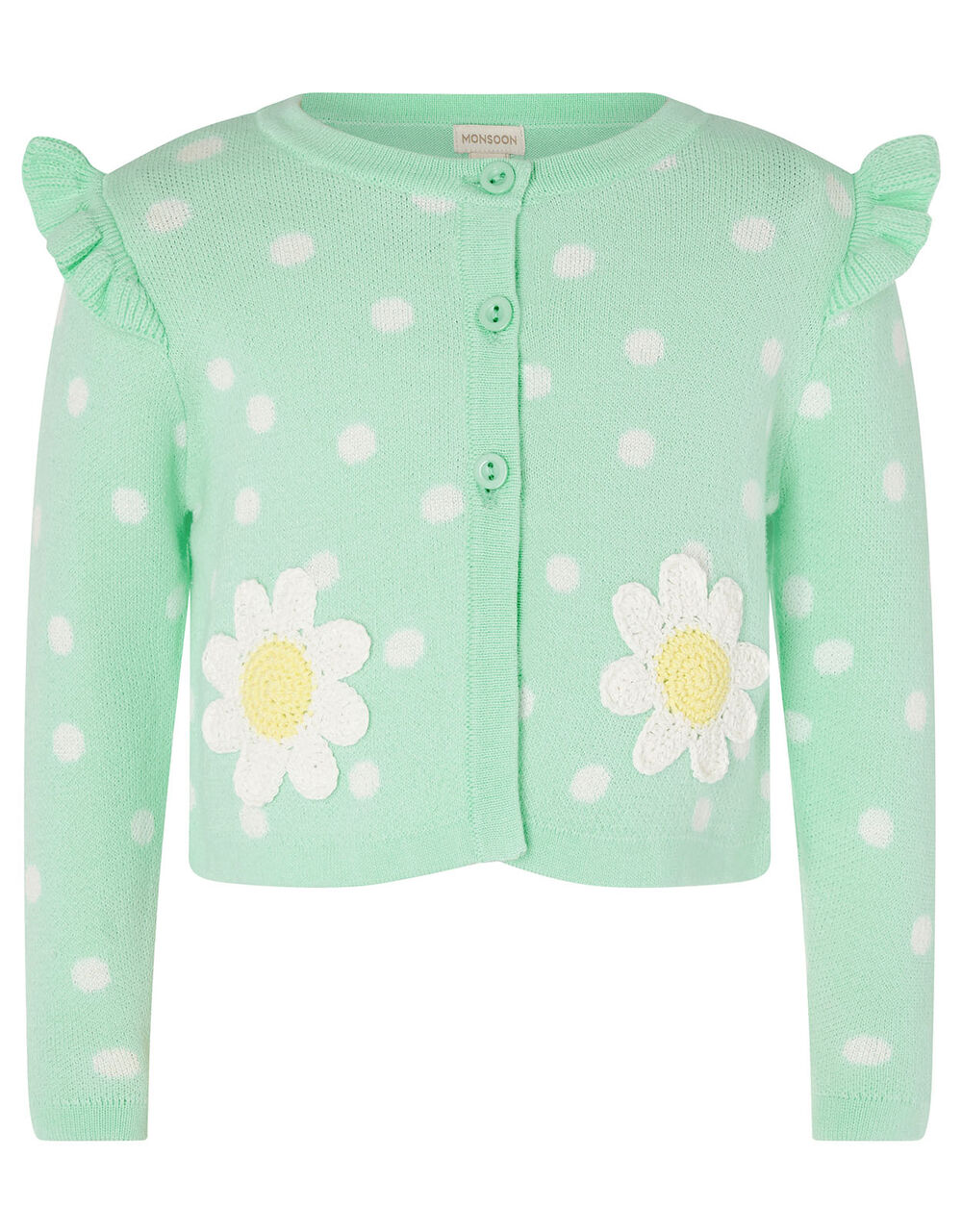 Baby Daisy Cardigan Blue Baby Girl Cardigans Monsoon Global.