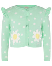 Baby Daisy Cardigan, Blue (TURQUOISE), large