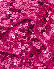 Sequin Skinny Scarf, , large