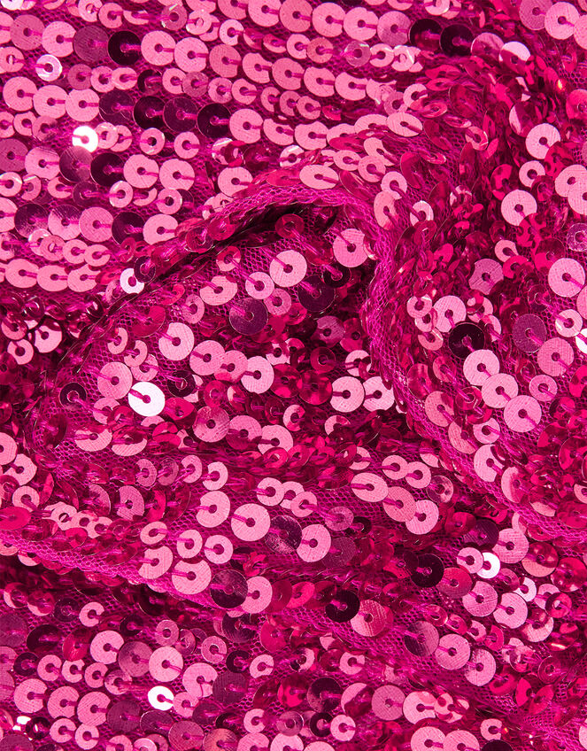 Sequin Skinny Scarf, , large