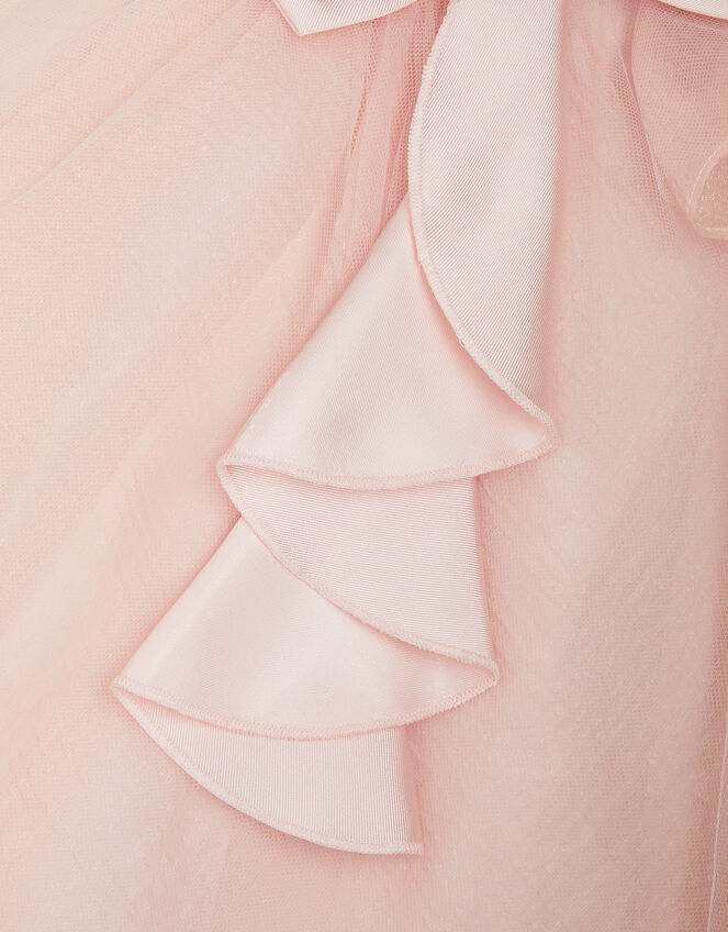 Baby Winnie Satin Bow Party Dress, Pink (PINK), large