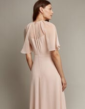 Mona Angel Sleeve Maxi Dress, Pink (BLUSH), large