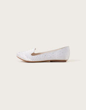 Jewel Slipper Shoes, Ivory (IVORY), large