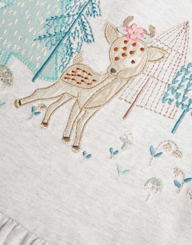 Baby Nordic Scene Sweat Dress and Tights Set Grey