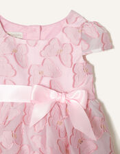 Baby Butterfly Jacquard Dress , Pink (PINK), large
