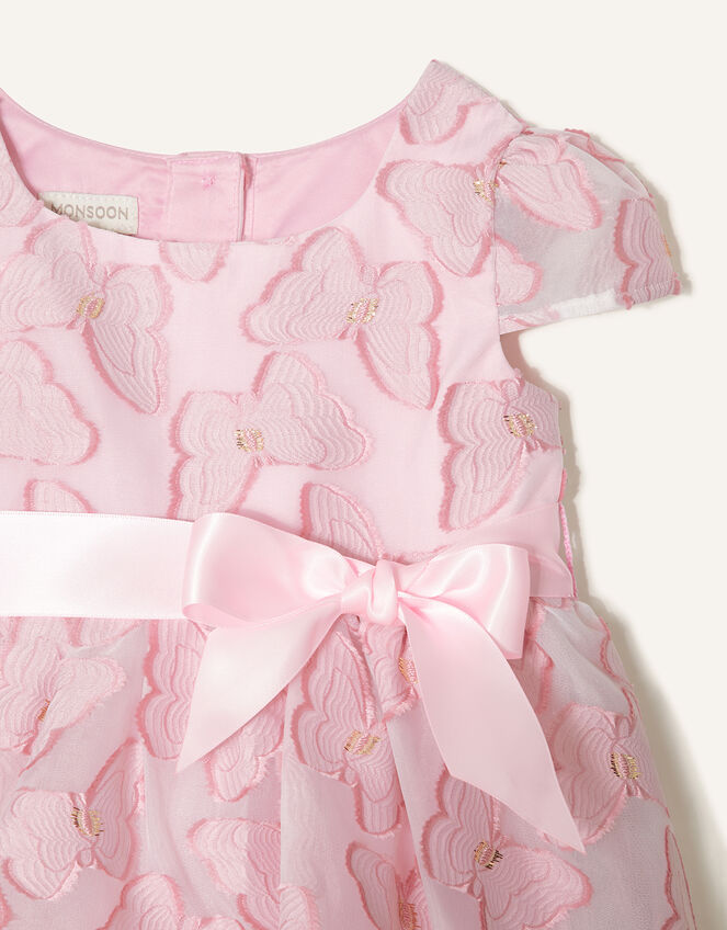 Baby Butterfly Jacquard Dress , Pink (PINK), large