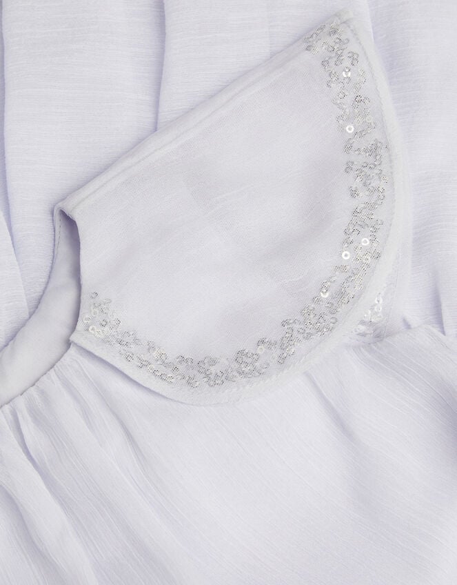 Baby Elena Sequin Swing Party Dress, Blue (PALE BLUE), large