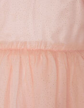 Baby 3D Glitter Rose Dress, Pink (PINK), large
