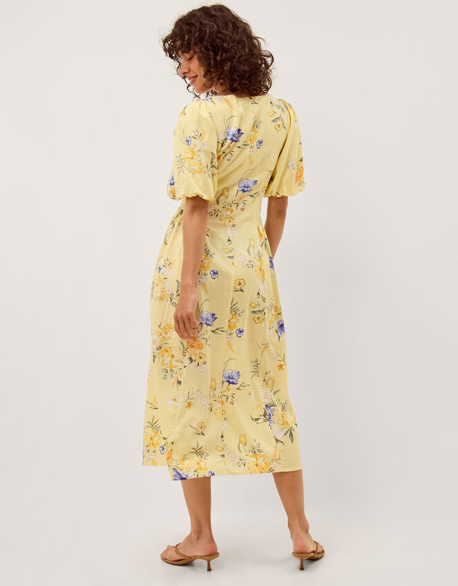 knee length dresses for ladies Etta Aspen Floral Midi Dress