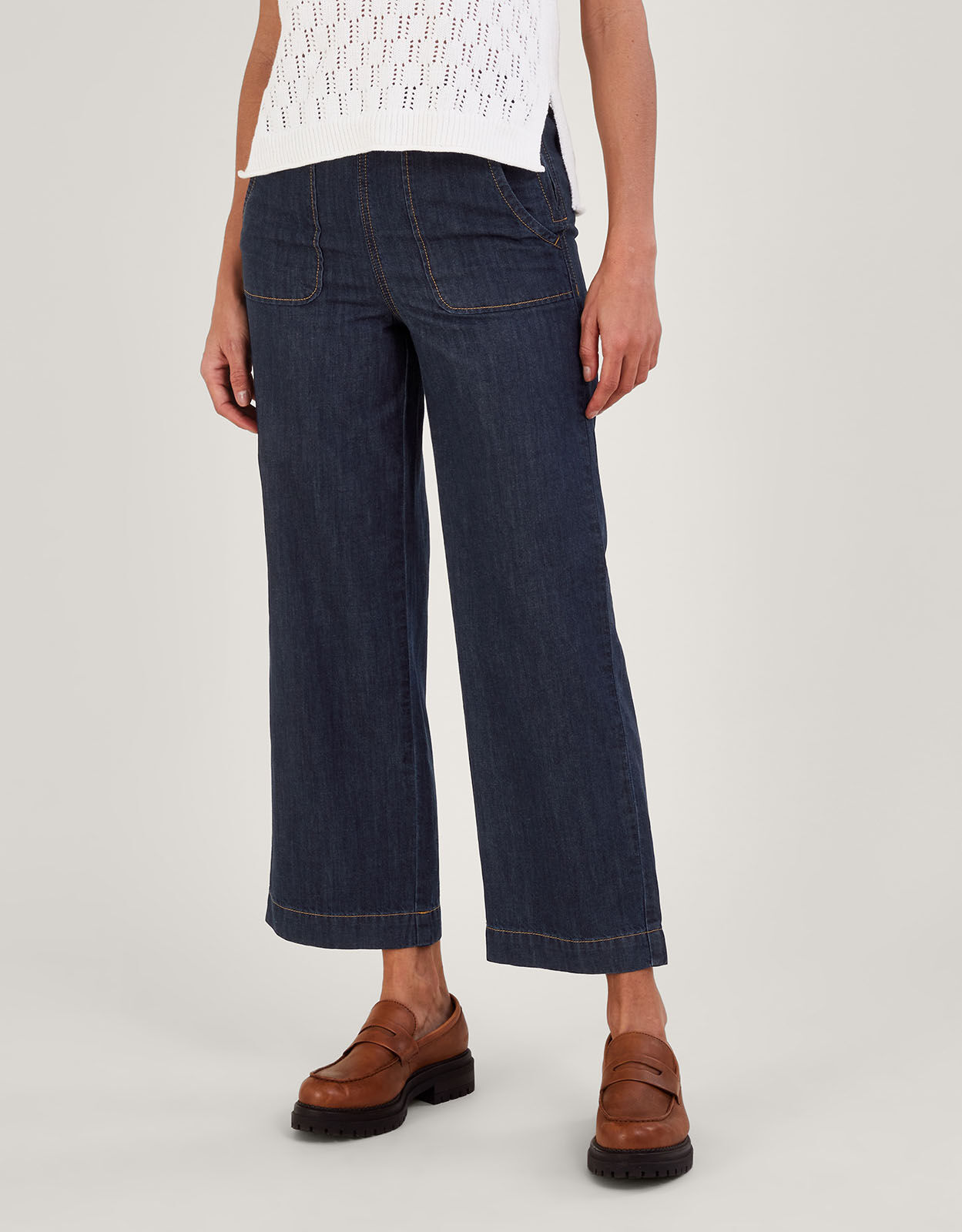 Monsoon cropped jeans store