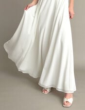 Maddie Off-Shoulder Wedding Dress, Ivory (IVORY), large
