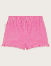 Crochet Towelling Shorts, Pink (PINK), large