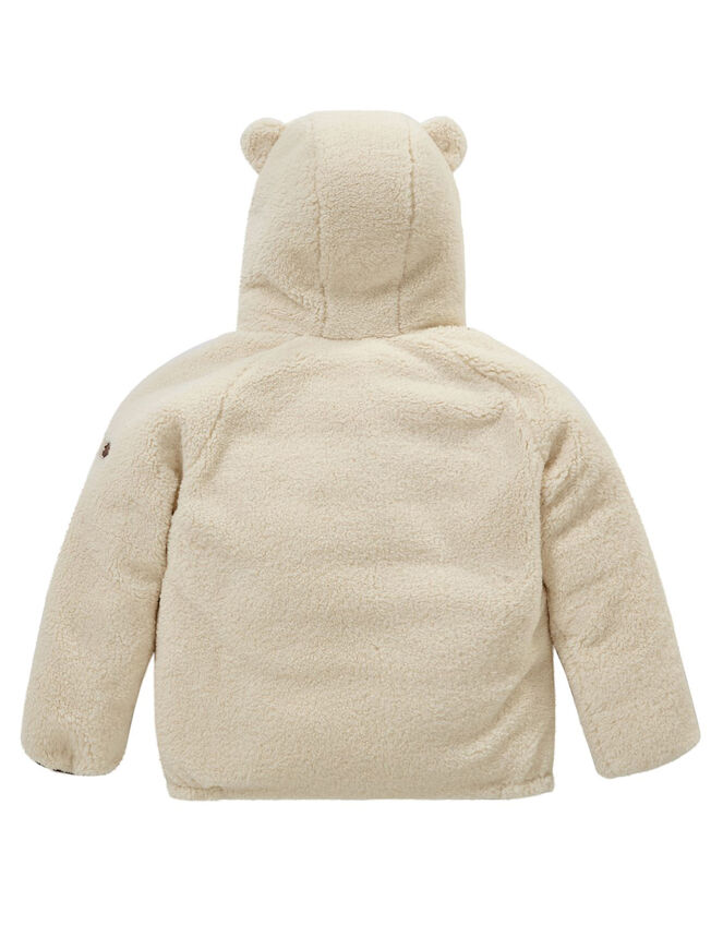 T&ouml;astie Reversible Teddy Fleece Puffer Jacket, Pink (PINK), large