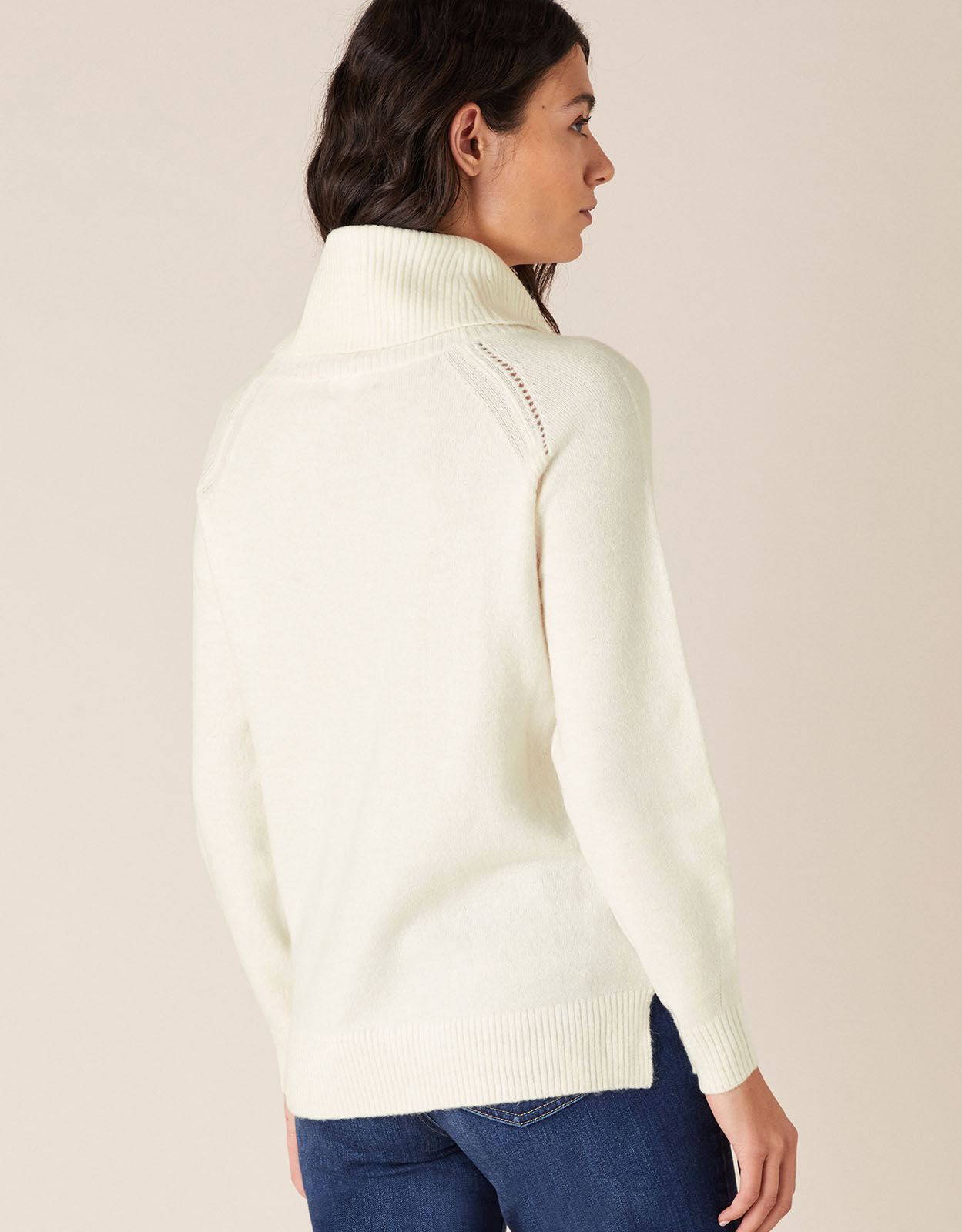 Cowl neck knitted best sale jumper