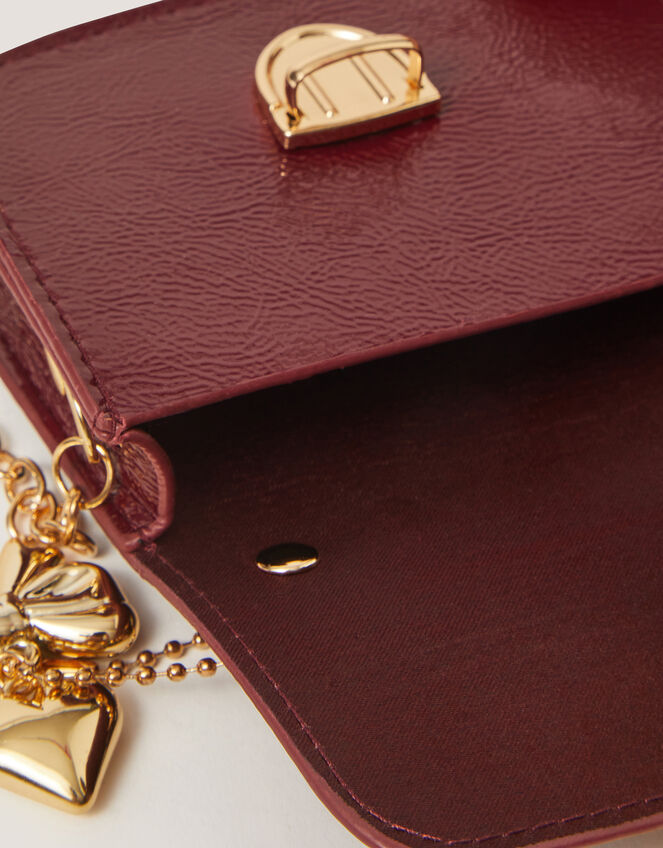 Mini Patent Satchel Bag, , large