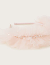 Pearly Ruffle Headband, , large