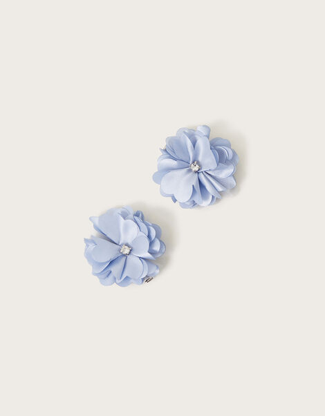 Luna Flower Hair Clips Set of Two, , large