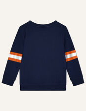 Ronnie Rocket Sweatshirt , Blue (NAVY), large