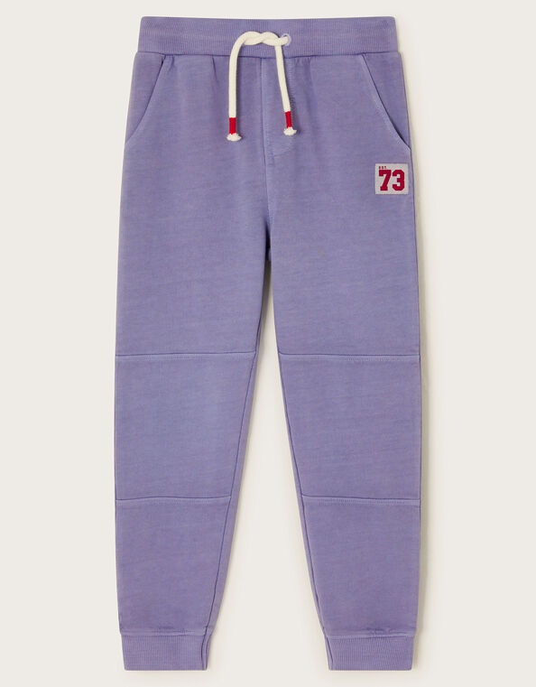 Washed Jersey Sweatpants, Blue (BLUE), large