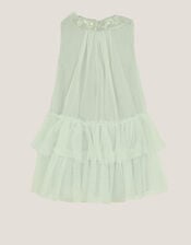 Baby Alex Sequin Swing Party Dress, Green (SAGE), large