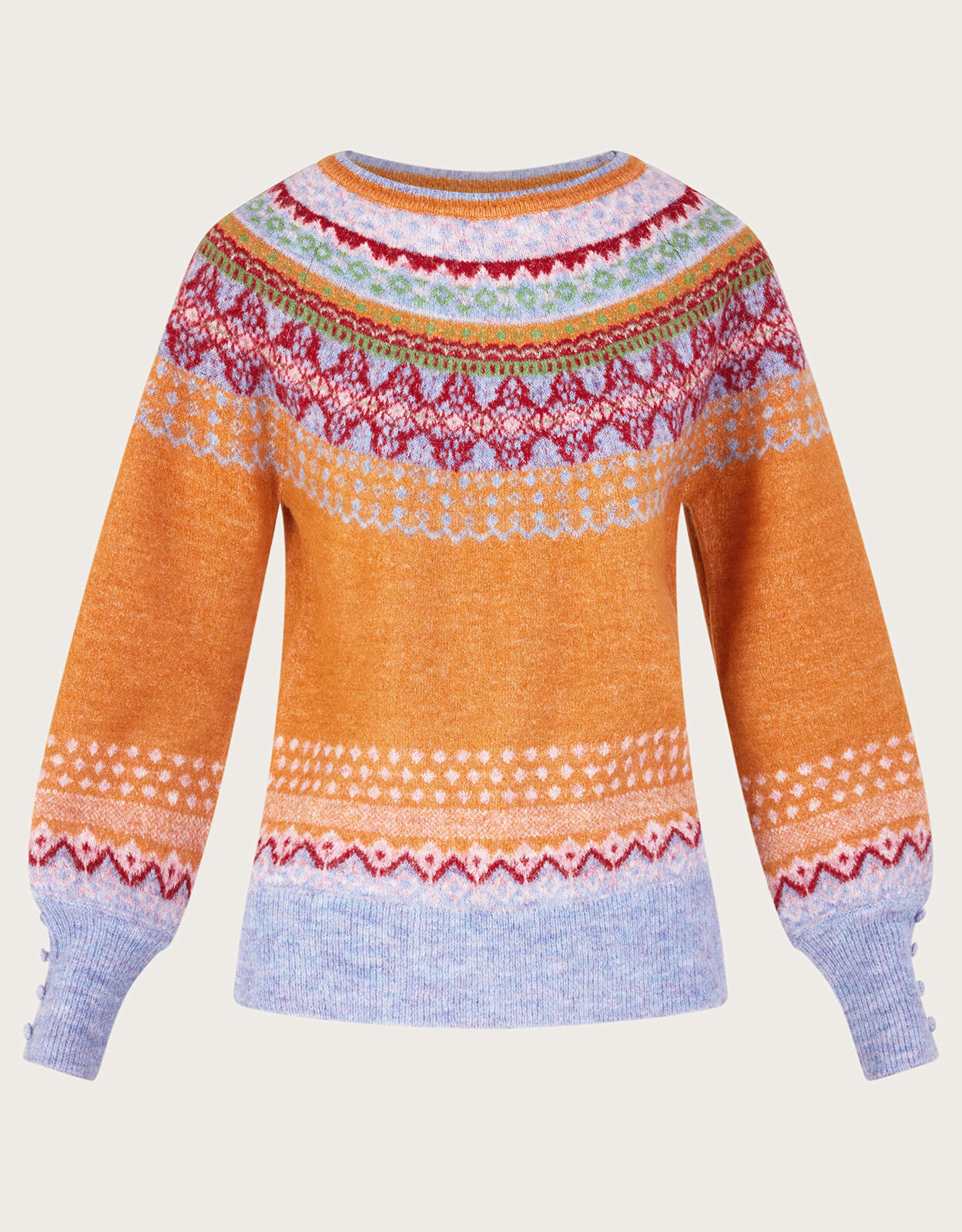 Monsoon top fairisle jumper