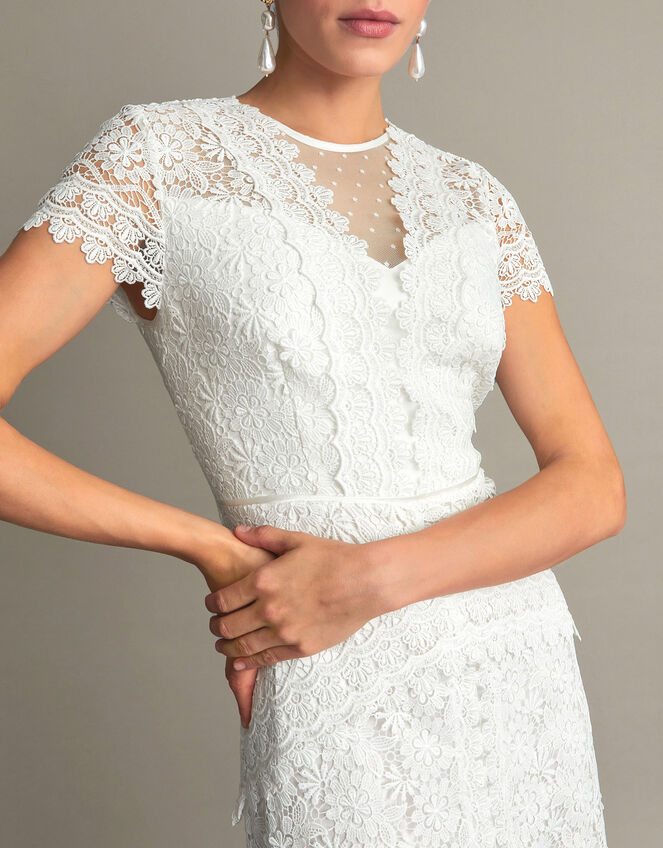Sienna Lace Maxi Wedding Dress, Ivory (IVORY), large