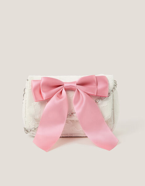 Bow Jacquard Bag, , large