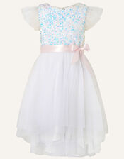 Glitzy Sequin Fairy Dress, Ivory (IVORY), large