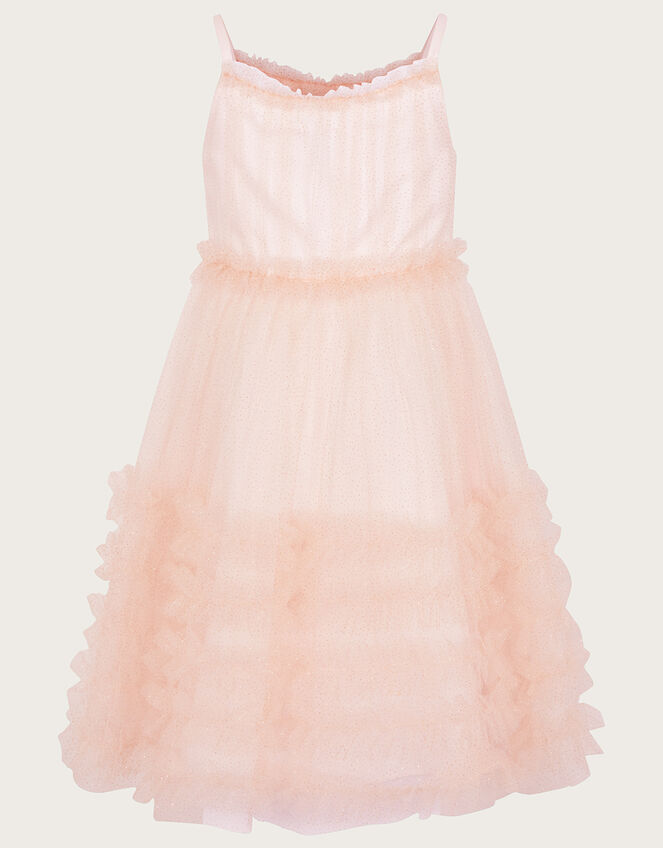 Land of Wonder Ruffle Sparkle Dress, Pink (PALE PINK), large