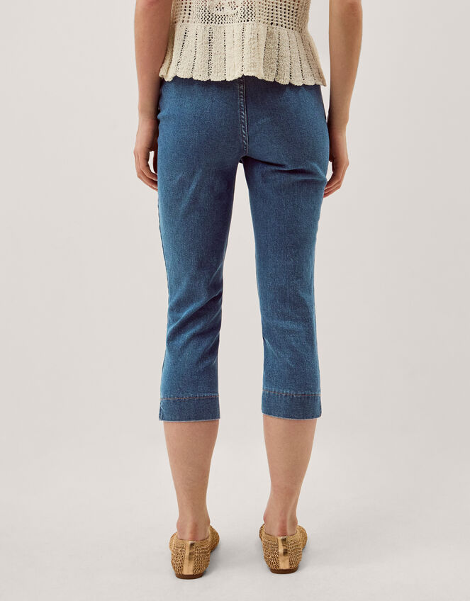 Cassie Capri Jeans, Blue (MID AUTHENTIC BLUE), large