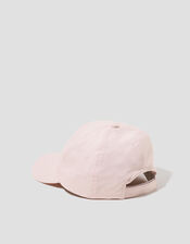 Isha Linen Baseball Cap, Pink (PINK), large