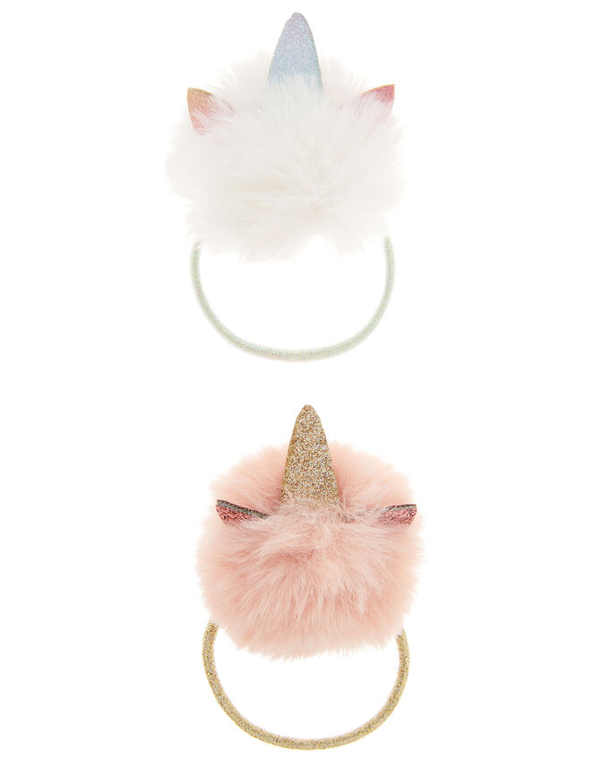 Pom-Pom Unicorn Hair Band Set, , large