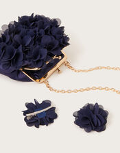 Cancan Flower Pouch Bag and Hair Clip Set, , large