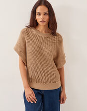 Sia Slouch Jumper , TOFFEE, large
