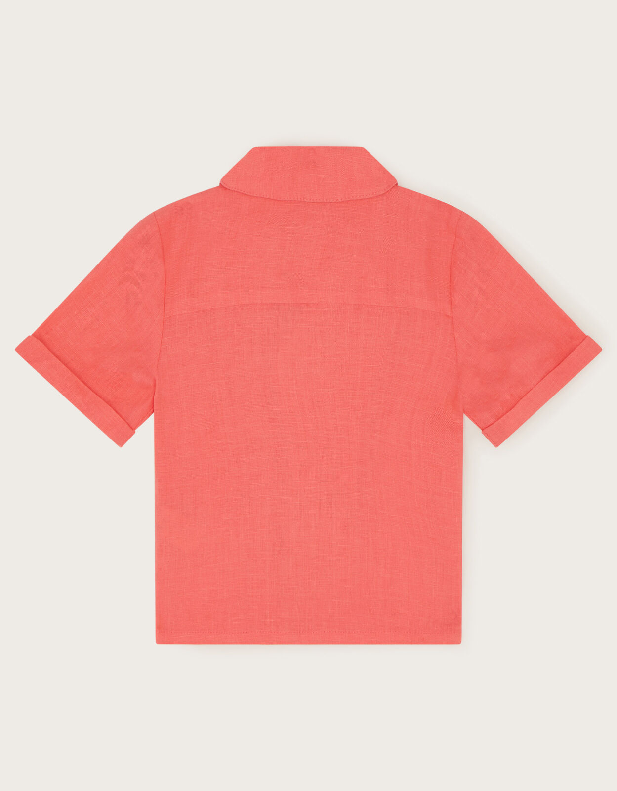 Relaxed Linen Shirt Orange Boys Tops T shirts Monsoon ROI