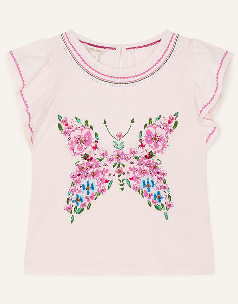 Boutique Butterfly T-Shirt Pink, Pink (PINK), large
