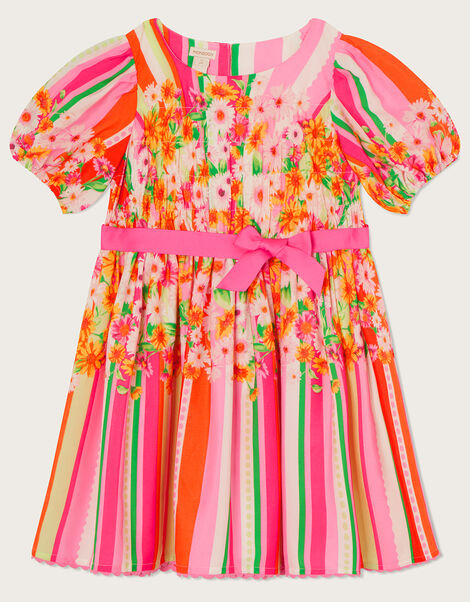 Stripe Floral Bloom Dress  Multi, Multi (MULTI), large