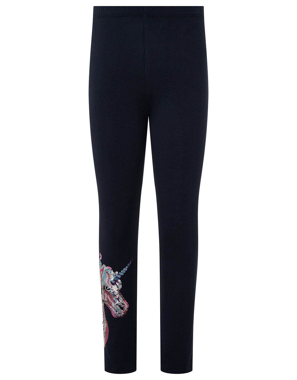 Trixy Sequin Unicorn Leggings Blue Girls Trousers Shorts Monsoon Global