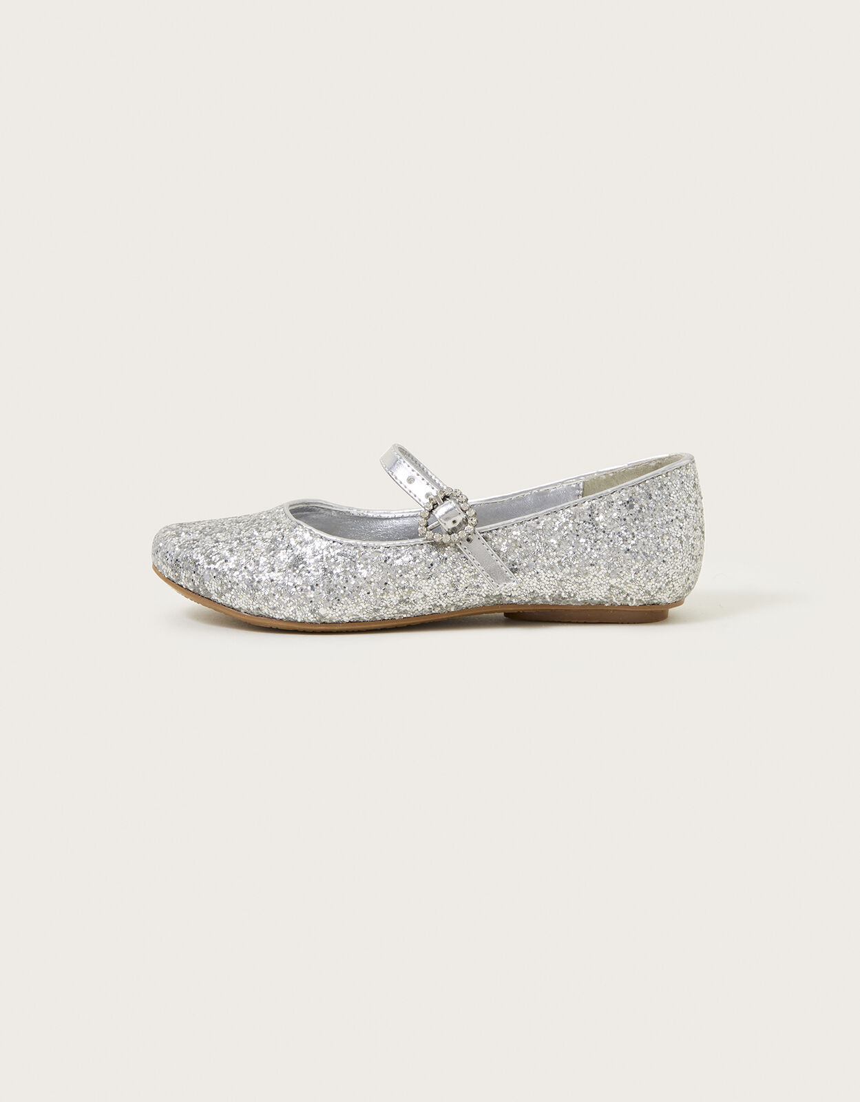 Girls silver outlet ballet shoes