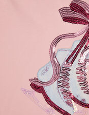 Sequin Ice Skates Top, Pink (PINK), large