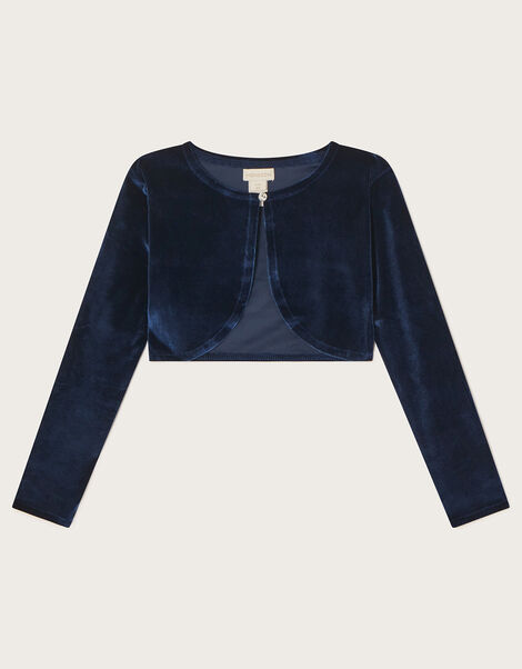 Velvet Niamh Cardigan, Blue (NAVY), large